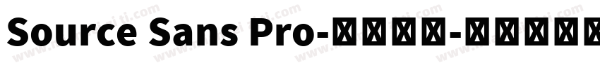 Source Sans Pro-常规斜体字体转换